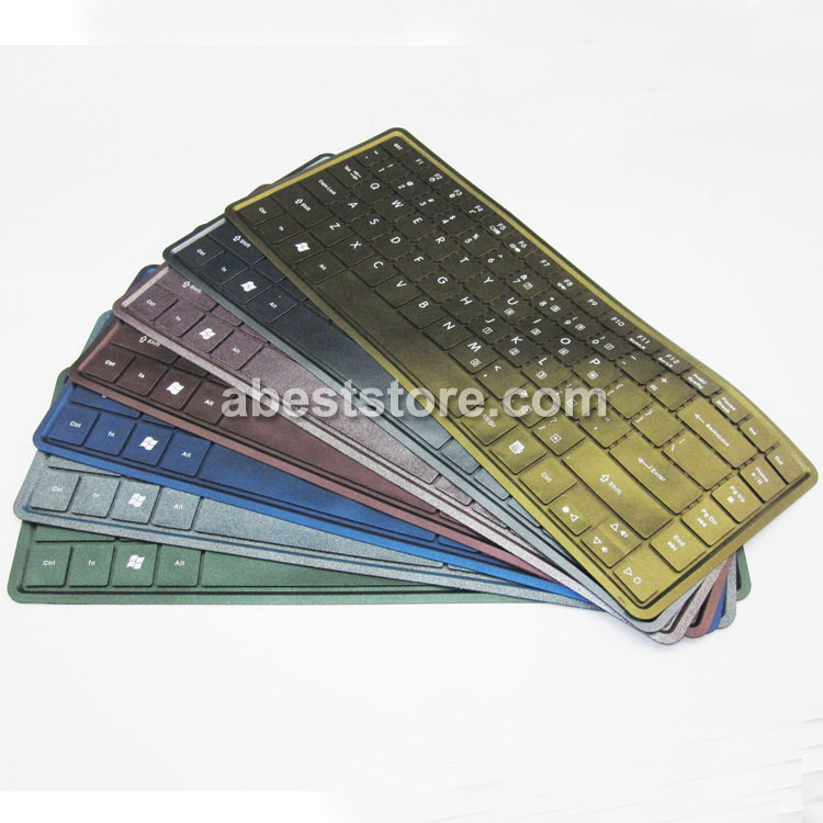 Lettering(Metal Colours) keyboard skin for GATEWAY NV57H19u